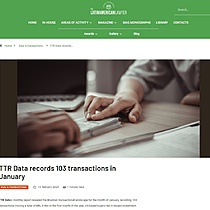 TTR Data records 103 transactions in January